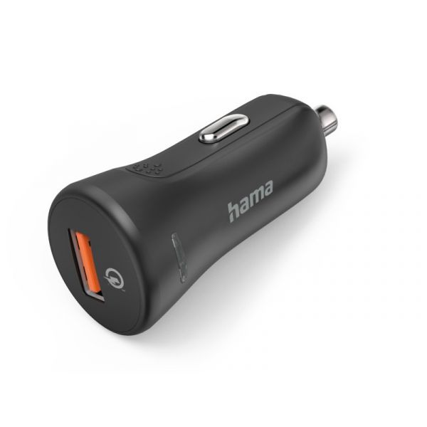 Hama FIC E3 autós töltő USB 3A,QC(19,5W) (201633)